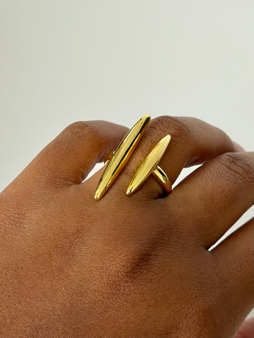 Aurelia Double Spike Ring