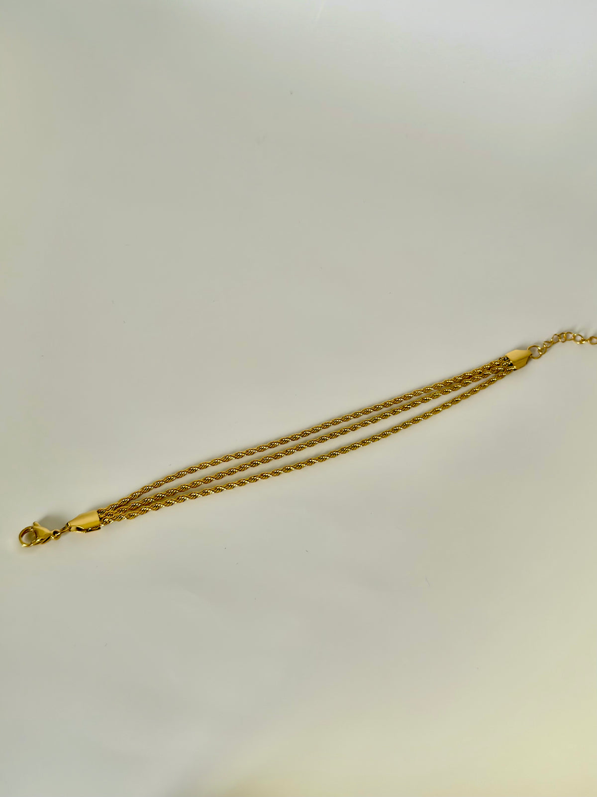 Triple Rope Chain Bracelet