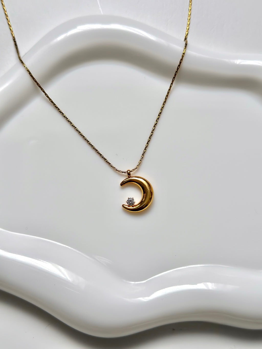 Luna Crescent Necklace