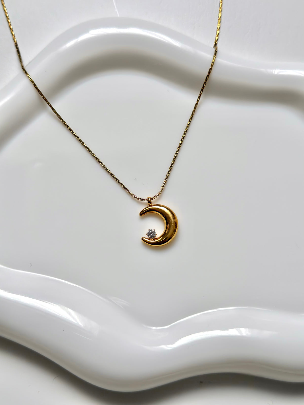 Luna Crescent Necklace