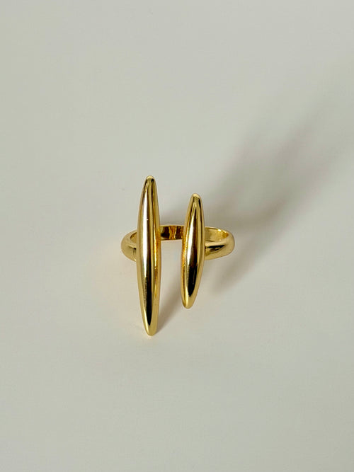Aurelia Double Spike Ring