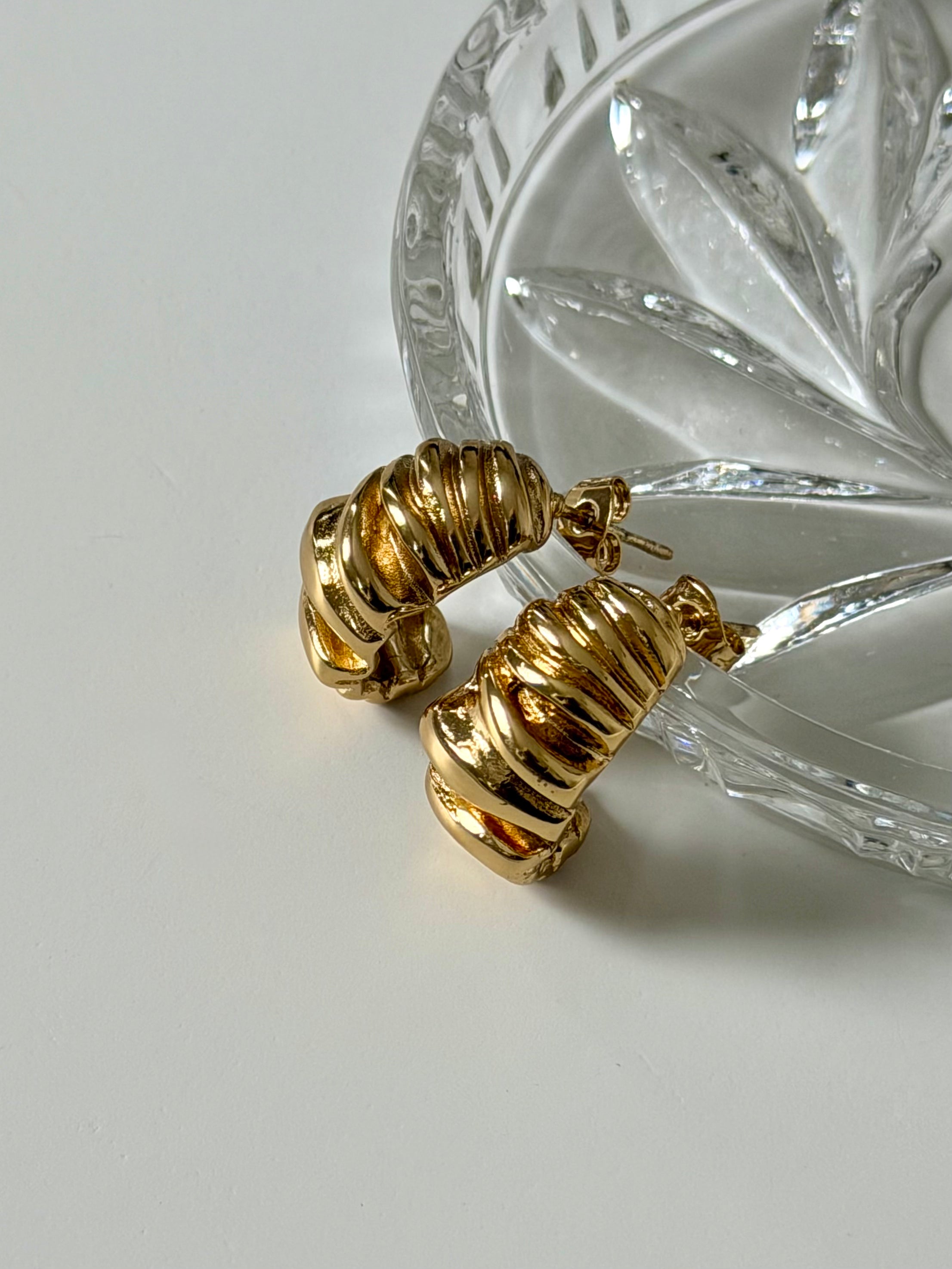 Vintage Coil Hoops